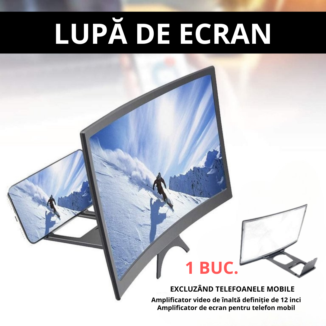 Amplificator pentru ecran curbat