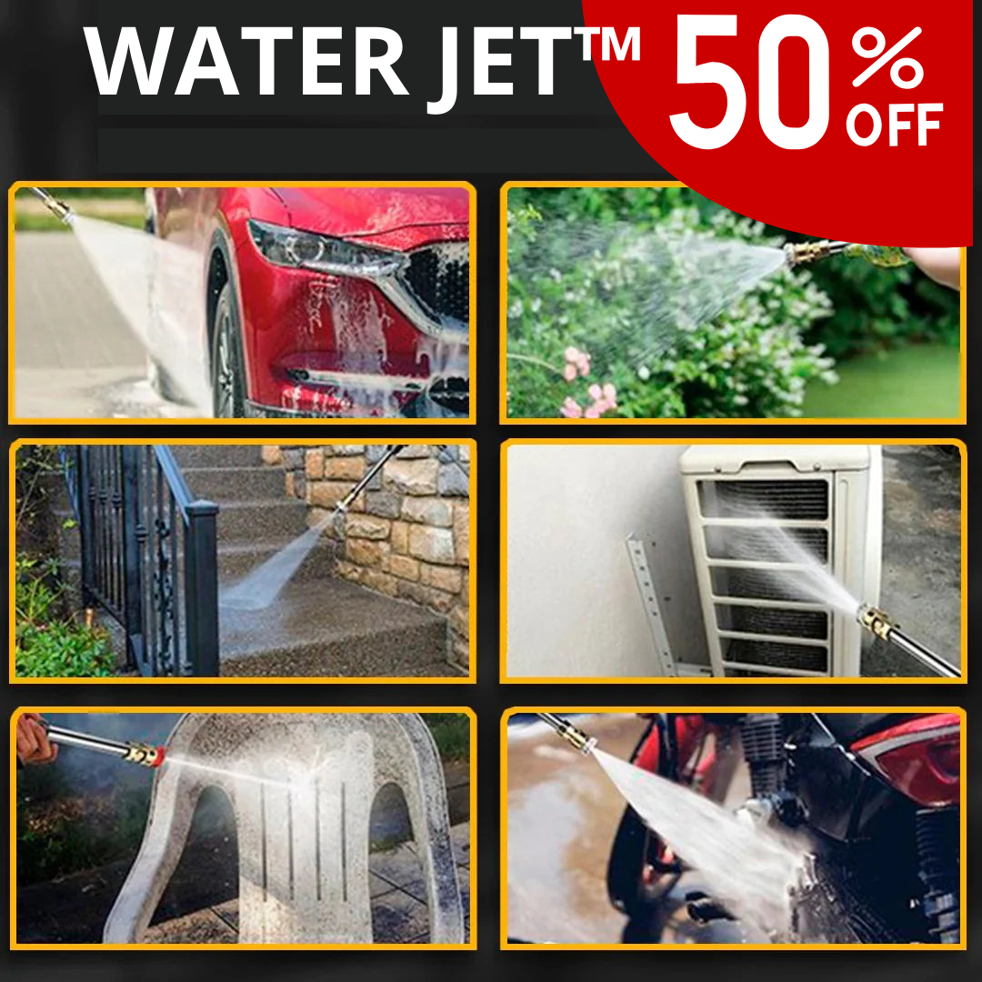 WaterJet™ - Aparat de Spălat cu Presiune + Geantă + Baterie EXTRA GRATUITĂ
