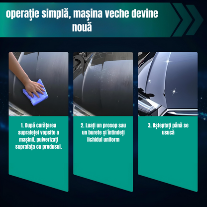 Ceară spray protectoare și reparatoare de zgârieturi 2x1