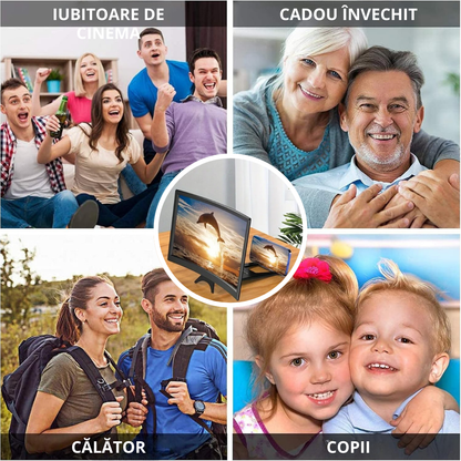 Amplificator pentru ecran curbat
