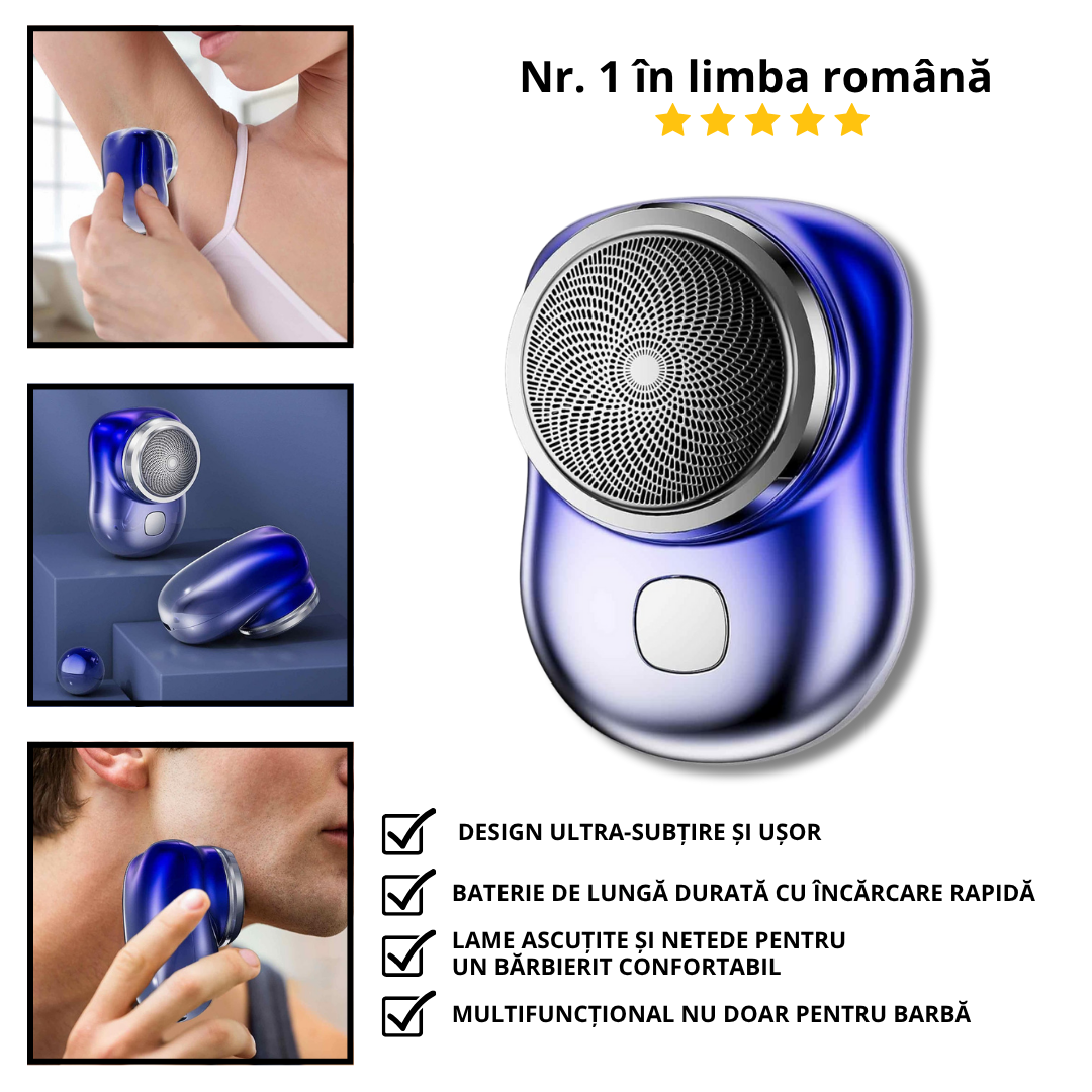 Mini bărbierit electric portabil