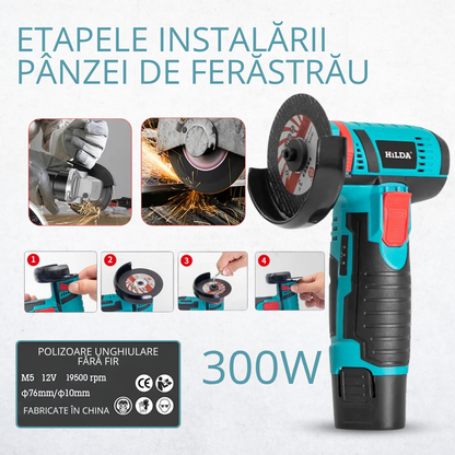 Polizor unghiular electric - Master™ (Kit complet german)