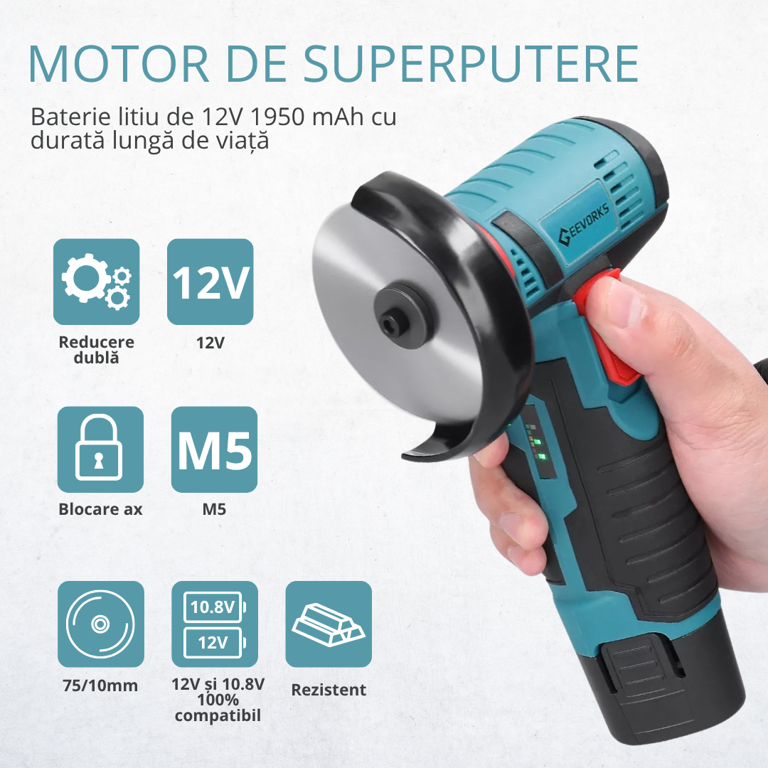 Polizor unghiular electric - Master™ (Kit complet german)