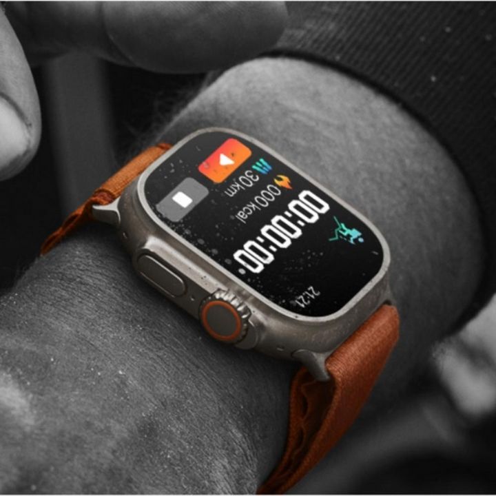 Ultra PRO Smartwatch™ cu 2 curele (portocaliu + negru)