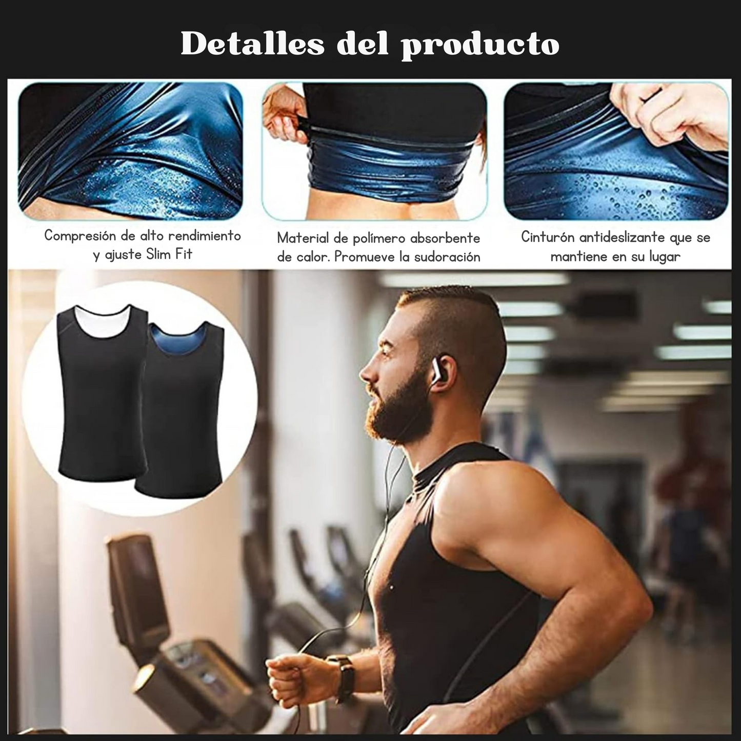 Tricou Reductor cu Efect de Saună UNISEX – Burner™