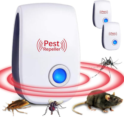PROMO 2 LA PREȚ DE 1! - Dispozitiv Ultrasunete Antiinsecte și Rozătoare – PestReject™