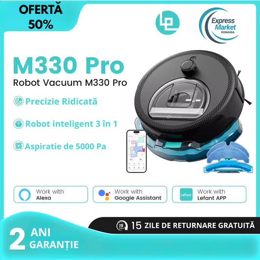 Aspirator robot inteligent 3 în 1 CleanPro™