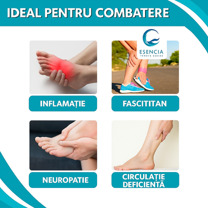 Masațiator pentru picioare EMS Footie® cu 8 moduri și 19 viteze