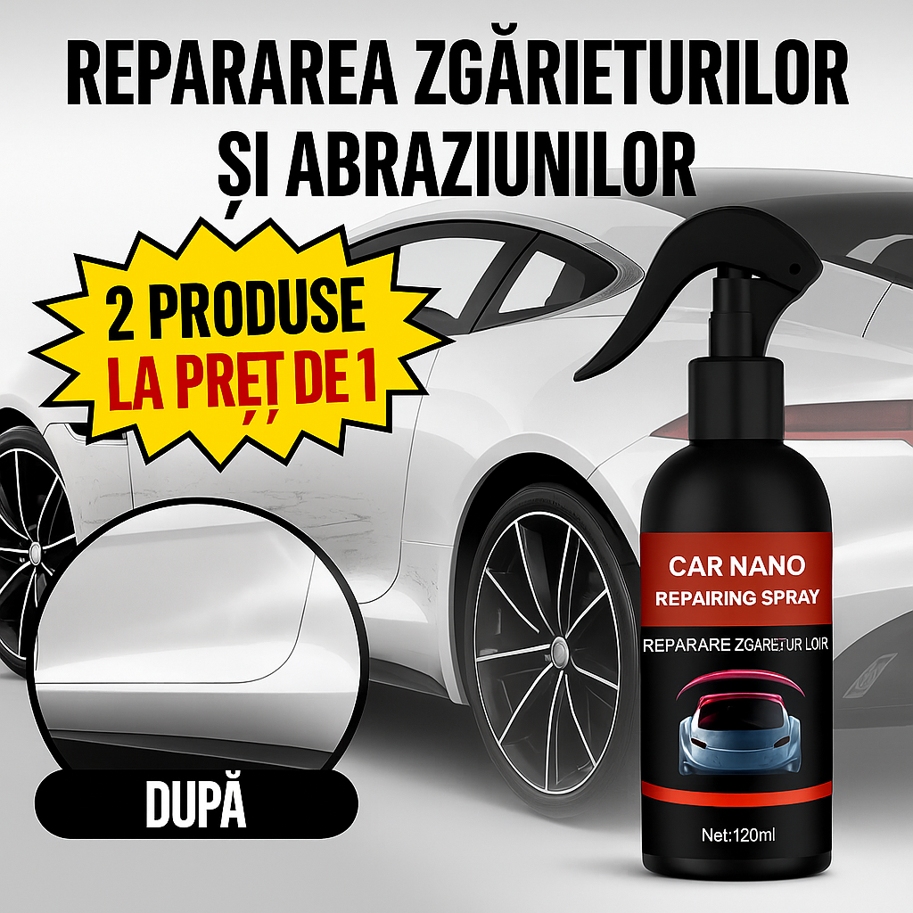 Ceară spray protectoare și reparatoare de zgârieturi 2x1