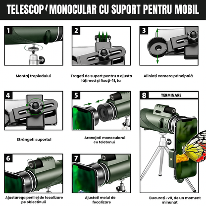 Telescop portabil cu viziune nocturnă – Stellar™