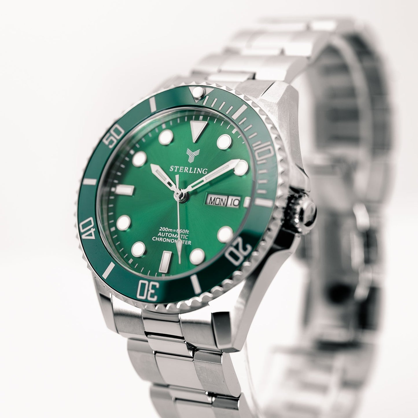 Ceas Elvețian Oruss Sterling Ascend Submarine – Verde Metalizat