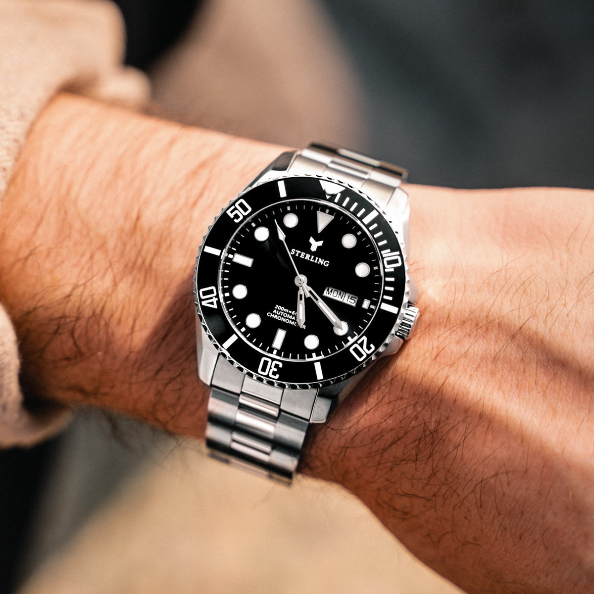 Ceas Elvețian Oruss Sterling Ascend Submarine – Negru Metalizat