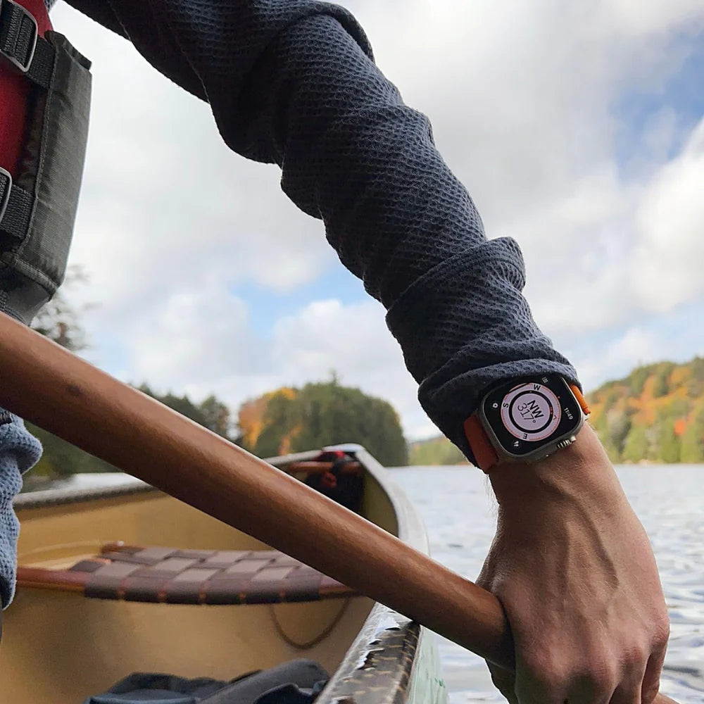 Ultra PRO Smartwatch™ cu 2 curele (portocaliu + negru)