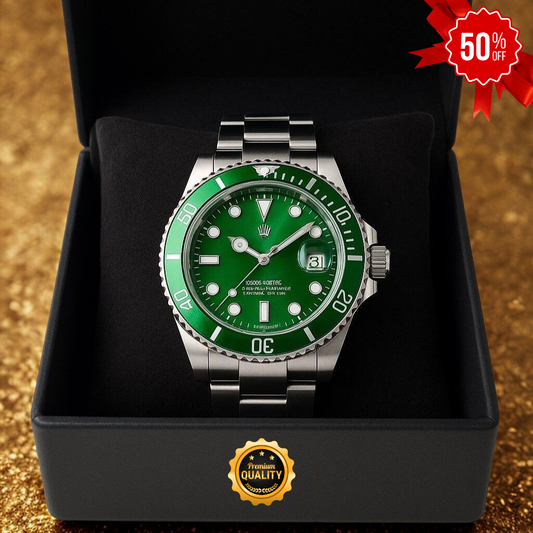 Ceas Elvețian Oruss Sterling Ascend Submarine – Verde Metalizat