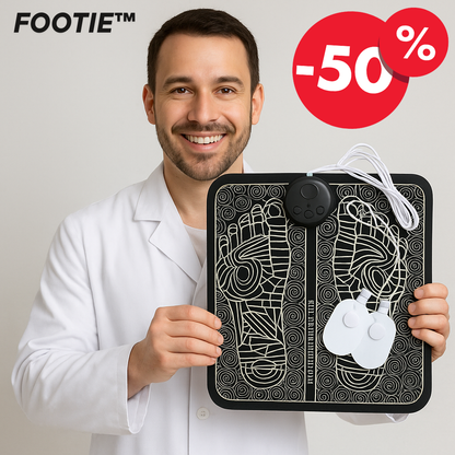 Masațiator pentru picioare EMS Footie® cu 8 moduri și 19 viteze