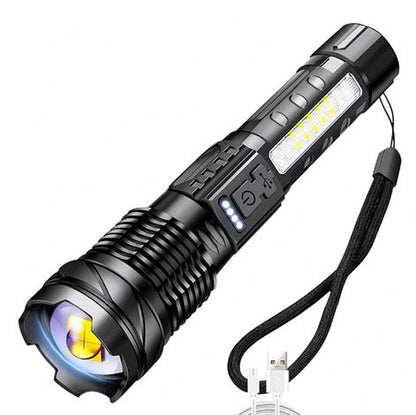 Kit Lanternă Tactică cu Laser GERMANĂ + Cutie + Baterie Extra Gratuită – TitanLux™