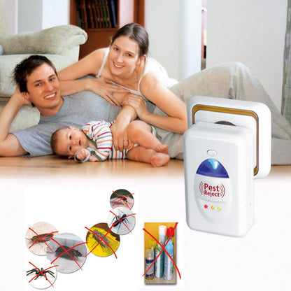 PROMO 2 LA PREȚ DE 1! - Dispozitiv Ultrasunete Antiinsecte și Rozătoare – PestReject™